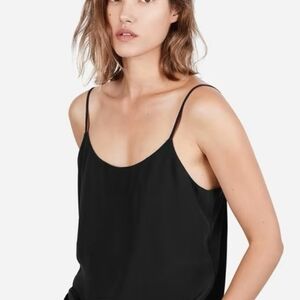 Everlane Black Silk Double Lined Cami sz 12